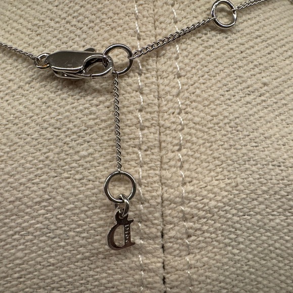 Christian Dior Couture Necklace Dog Tag Silver - Picture 4 of 4
